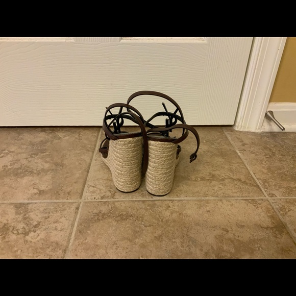 YSL Cassandra wedge sandals - Picture 3 of 5